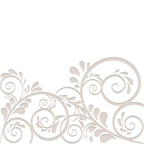 simple ornament floral background vector background 