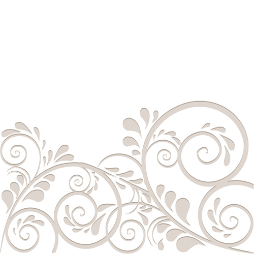 floral ornament background vector 02 Simple floral ornament background vector 02