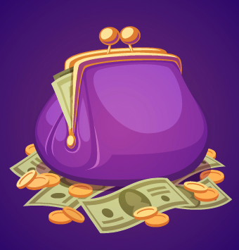 Vector Piggy bank design elements 02