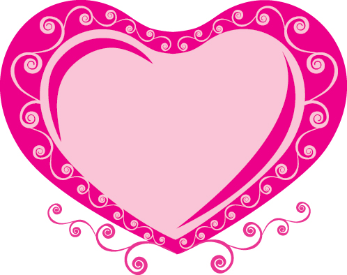 Valentines Day Romantic ornaments vector 03