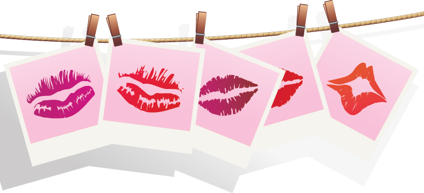 Valentines Day Romantic ornaments vector 05