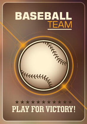 Vintage sport ball vector art background 03