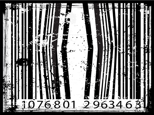 vector graphic The offbeat offbeat bar code 