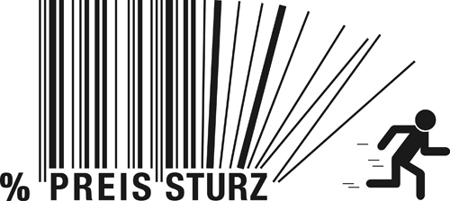 The offbeat bar codes design vector graphic 05