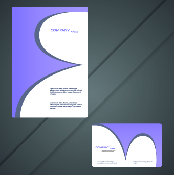 Cards and brochure design elements vector 02