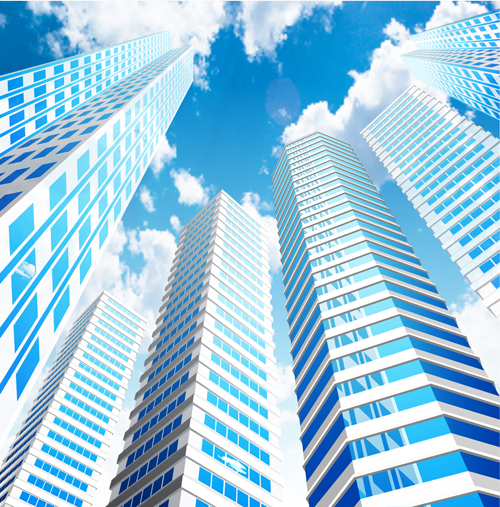 Skyscraper creative design elements vector 01