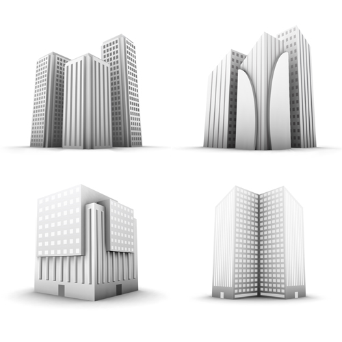 Skyscraper creative design elements vector 02