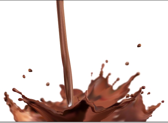 vector splash chocolate brown 