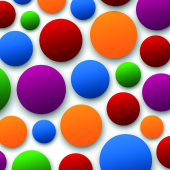 3D shapes background 05