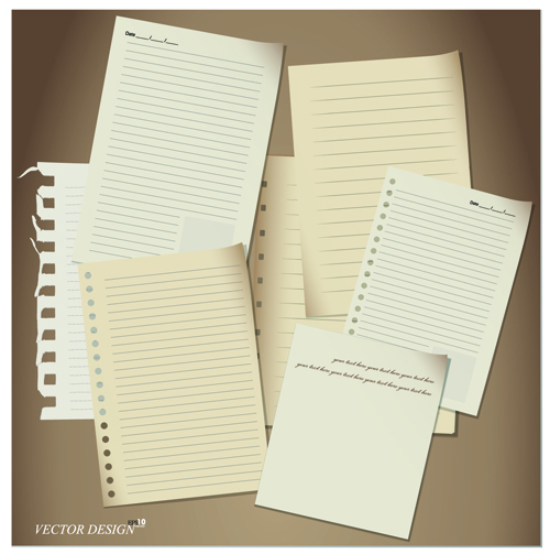 Vintage Stationery ,Stamp and Envelope free Vector 4