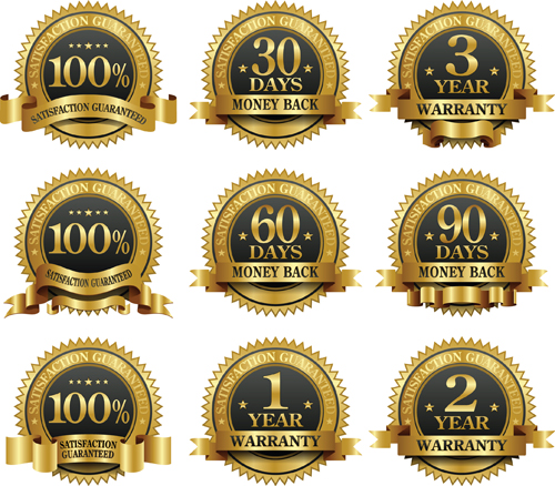 Different Award design elements vector 01