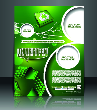 Business flyer and brochure cover design vector 40
