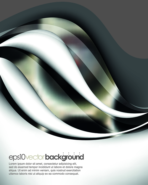 Business style modern background vector set 01