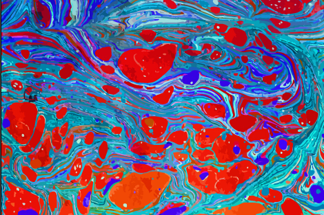 Colored oil paint art backgrounds vector 14
