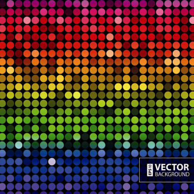 Gloss color mosaic background graphic vector 04