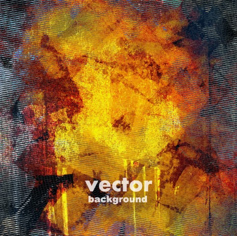 Grunge color vector background art 03