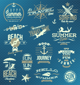 vacation travel summer logos logo 