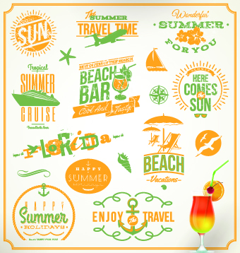 vacation travel summer logos logo 