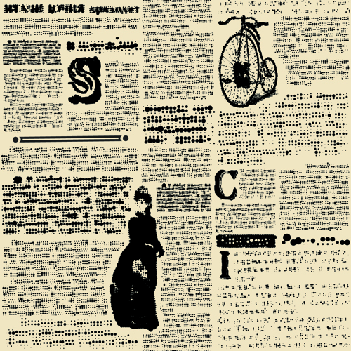 Creative newspaper design elements vector set 01