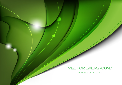Set of ornate waves vector background 27
