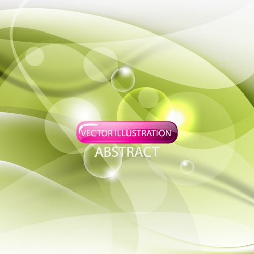 Set of ornate waves vector background 34