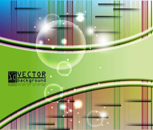 Set of ornate waves vector background 35