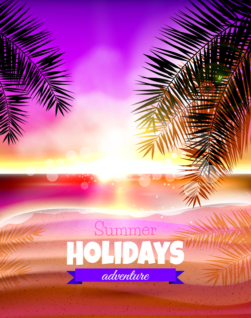 vector background tropical summer holidays holiday 