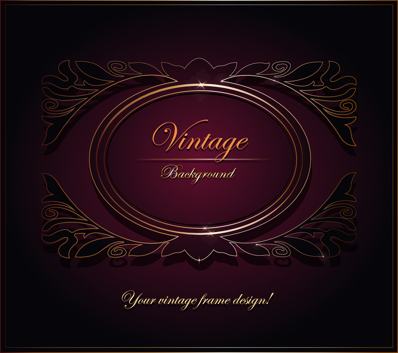 Purple Vintage Backgrounds vector set 02