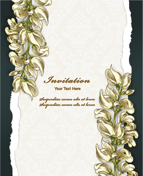 Vintage Spring floral background 26
