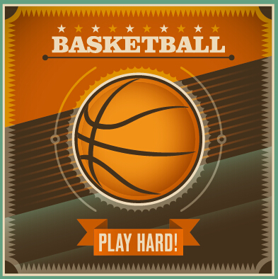 sport ball vector art background 01 Vintage sport ball vector art background 01