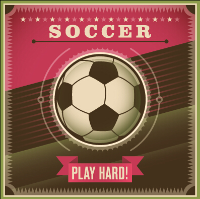 sport ball vector art background 02 Vintage sport ball vector art background 02