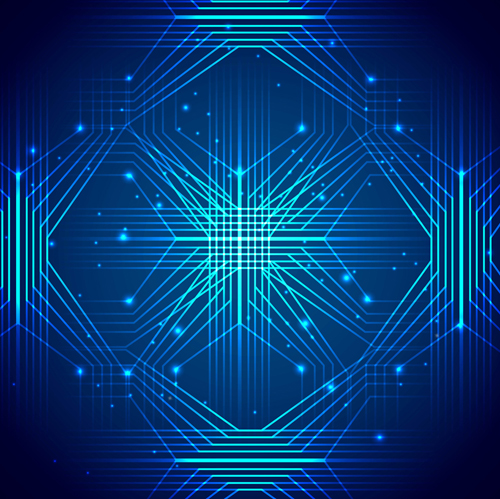 Concept Shiny background vector set 02