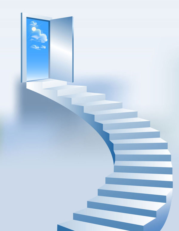 stairs creative background 