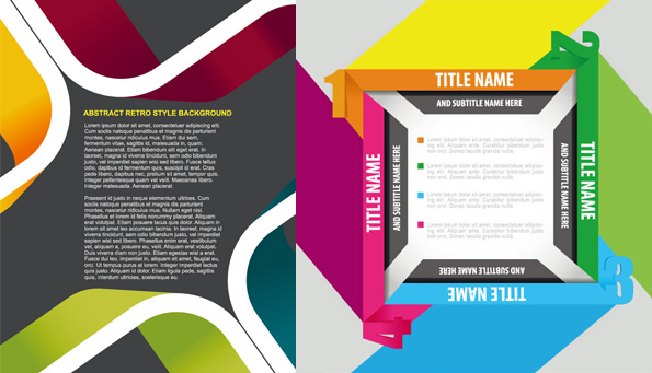 Square digital label design vector