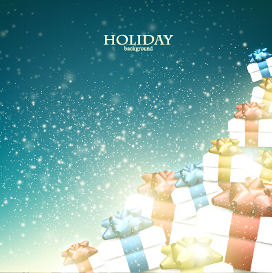 shiny material holiday background 2015 