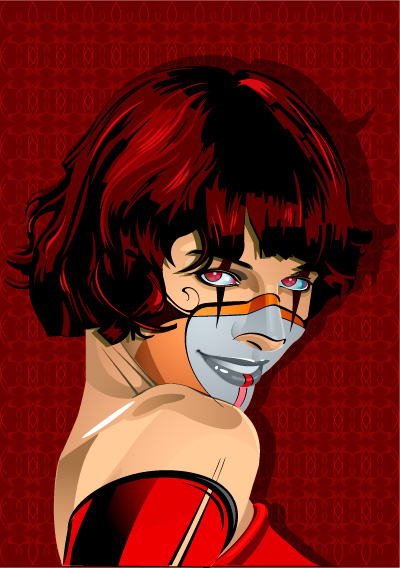 The offbeat women Vector