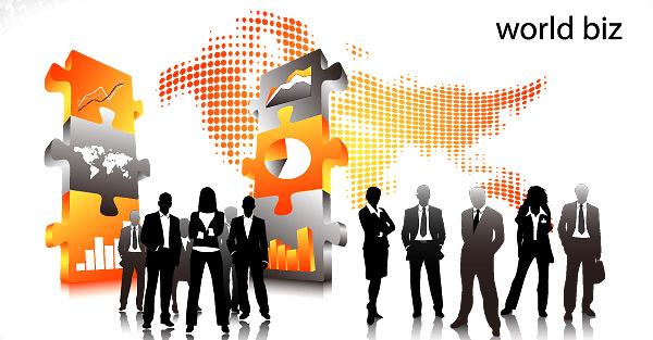 Business people. Vector