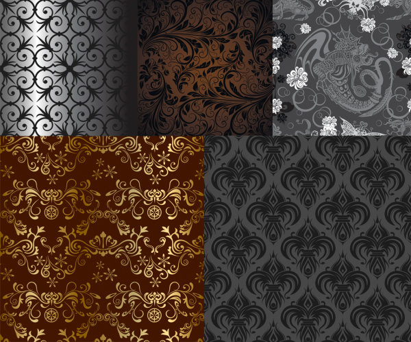 Decorative pattern background vector