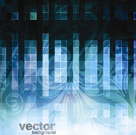 Blue abstract background vector