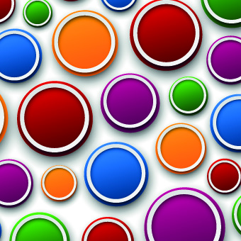 3D shapes background 03
