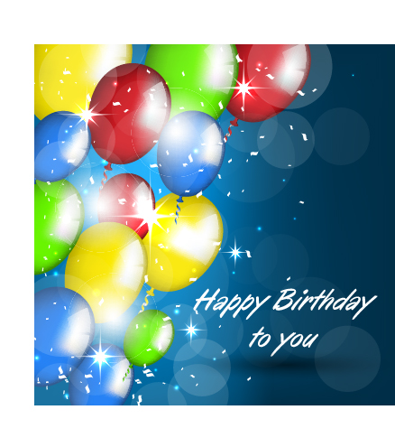 happy birthday confetti birthday cards balloon 