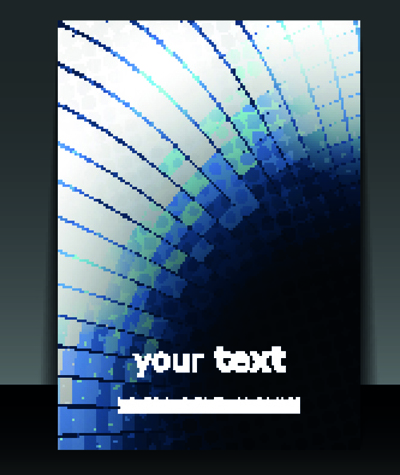 Elements of Business flyers and brochures cover vector 02