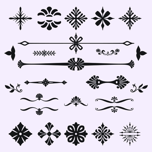 ornament calligraphic border 