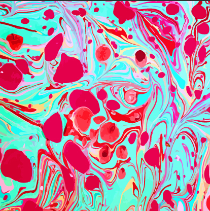 Colored oil paint art backgrounds vector 10
