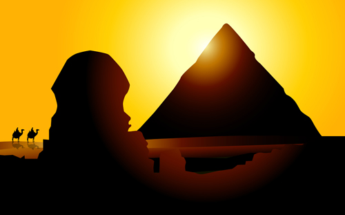vector graphics vector graphic pyramid egypt creative background vector background 