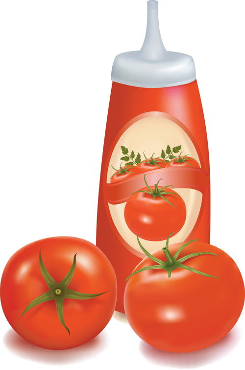 Vector Food packaging elements 02