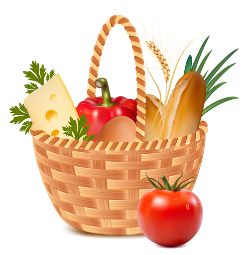 Vector Food packaging elements 03