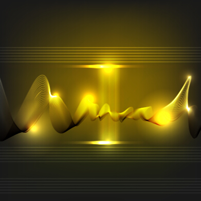 Gloss light lines art background vector 02