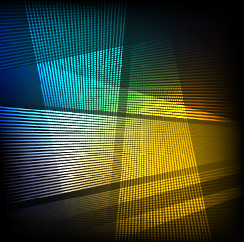 Gloss light lines art background vector 09