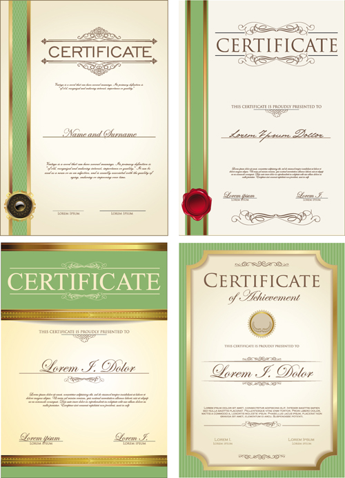 gold certificate template certificate border 